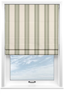 The British Stripe Co. Edward, Polzeath No.1 - Twist&Fit Roman Blind